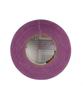 3M™ Premium Matte Cloth (Gaffers) Tape GT2 Purple, 48 mm x 50 m 11 mil,  24 rolls per case