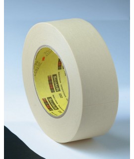 3M™ High Performance Masking Tape 232 Tan, 144 mm x 55 m 6.3 mil, 8 per case Bulk