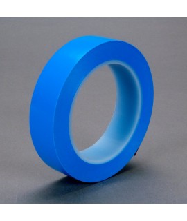 Scotch® High Temperature Fine Line Tape 4737S Blue Plastic Core, 49 in x 36 yd 5.4 mil, 4 per case Bulk