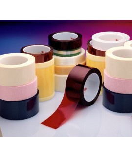 3M™ Polyester Film Tape 850, Silver, 0.25 in x 72 yd, 1.9 mil, 144 per case