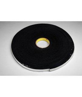 3M™ Vinyl Foam Tape 4504 Black, 1/4 in x 18 yd, 36 per case