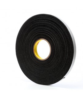 3M™ Vinyl Foam Tape 4516 Black, 3/4 in x 36 yd, 12 per case