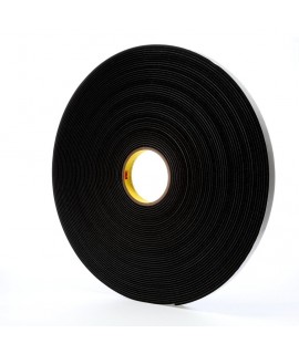 3M™ Vinyl Foam Tape 4508 Black, 3/4 in x 36 yd, 12 per case