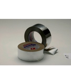3M™ Venture Tape™ Aluminum Foil Tape 1517CW Natural Aluminum, 72 mm x 27.4 m, 16 per case