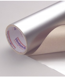 3M™ VentureClad™ Insulation Jacketing Tape 1577CW-E Embossed Natural Aluminum, 500 mm x 50 m, 1 per case