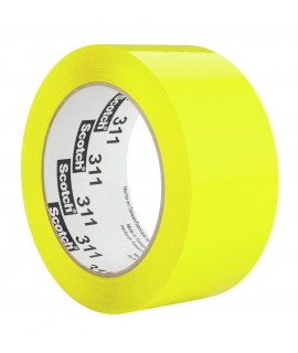 Scotch® Box Sealing Tape 311 Yellow, 48 mm x 100 m, 36 per case Bulk