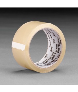 Tartan™ Box Sealing Tape 305 Clear, 72 mm x 100 m, 24 rolls per case Bulk