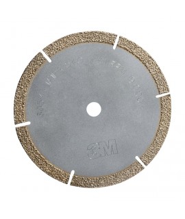 3M™ Diamond Cut-off Wheel 605Y Slotted Rim - 1A1S, 5 in x 0.104 in x 0.75 in X=0.25 in 40, 3 per case