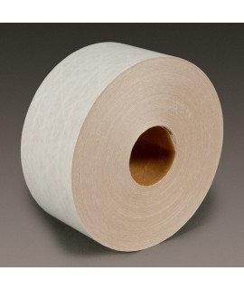 3M™ Water Activated Paper Tape 6145 White Light Duty Reinforced, 72 mm x 450 ft, 10 rolls per case Bulk