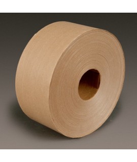 3M™ Water Activated Paper Tape 6147 Natural Performance Reinforced, 3 in x 450 ft, 10 rolls per case Bulk