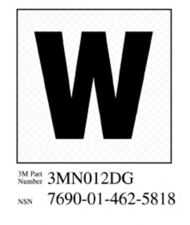 3M™ Diamond Grade™ Damage Control Sign 3MN012DG "William", 2 in x 2 in, 10 per package