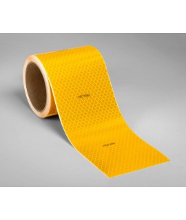 3M™ Diamond Grade™ Conspicuity Marking 983-71 FRA Yellow, Premask, Edge Sealed, 4 in x 50 yd