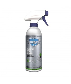 Sprayon CD 885L - Liqui-Sol Stainless Steel Cleaner - 14 fl oz Spray Bottle
