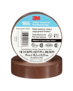 1933937O_3m-temflex-vinyl-electrical-tape-165-brown-3-4-in-x-60-ft-19-mm-x18-m-6-mil-100-rolls-case