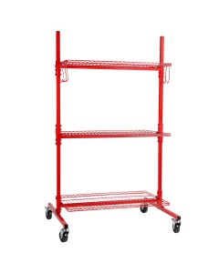 2057070O_a-red-durable-and-lightweight-three-shelf-mobile-parts-rack
