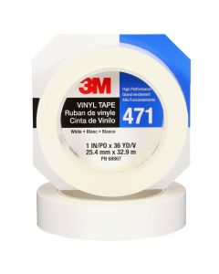 2222900O_3m-vinyl-tape-471-white-1-in-x-36-yd-5-2-mil-36-rolls-per-case