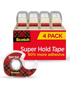 2372317O_scotch-super-hold-tape-4-pack-of-dispensers-the-image-show-the-4-dispensers-in-packaging-and-one-di