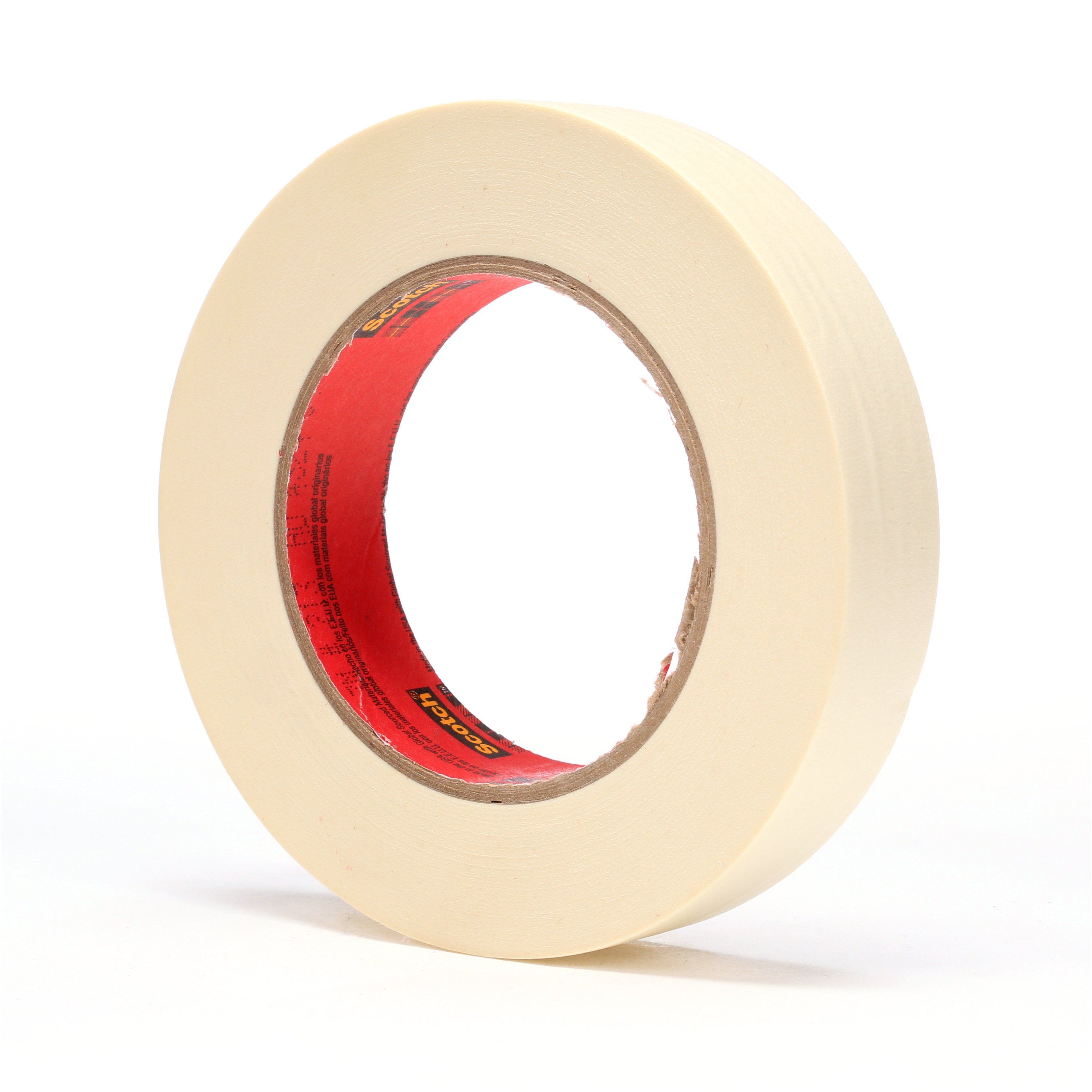 Scotch® High Performance Masking Tape 213, Tan, 1 in x 60 yd, 6.5 mil, 36/Case