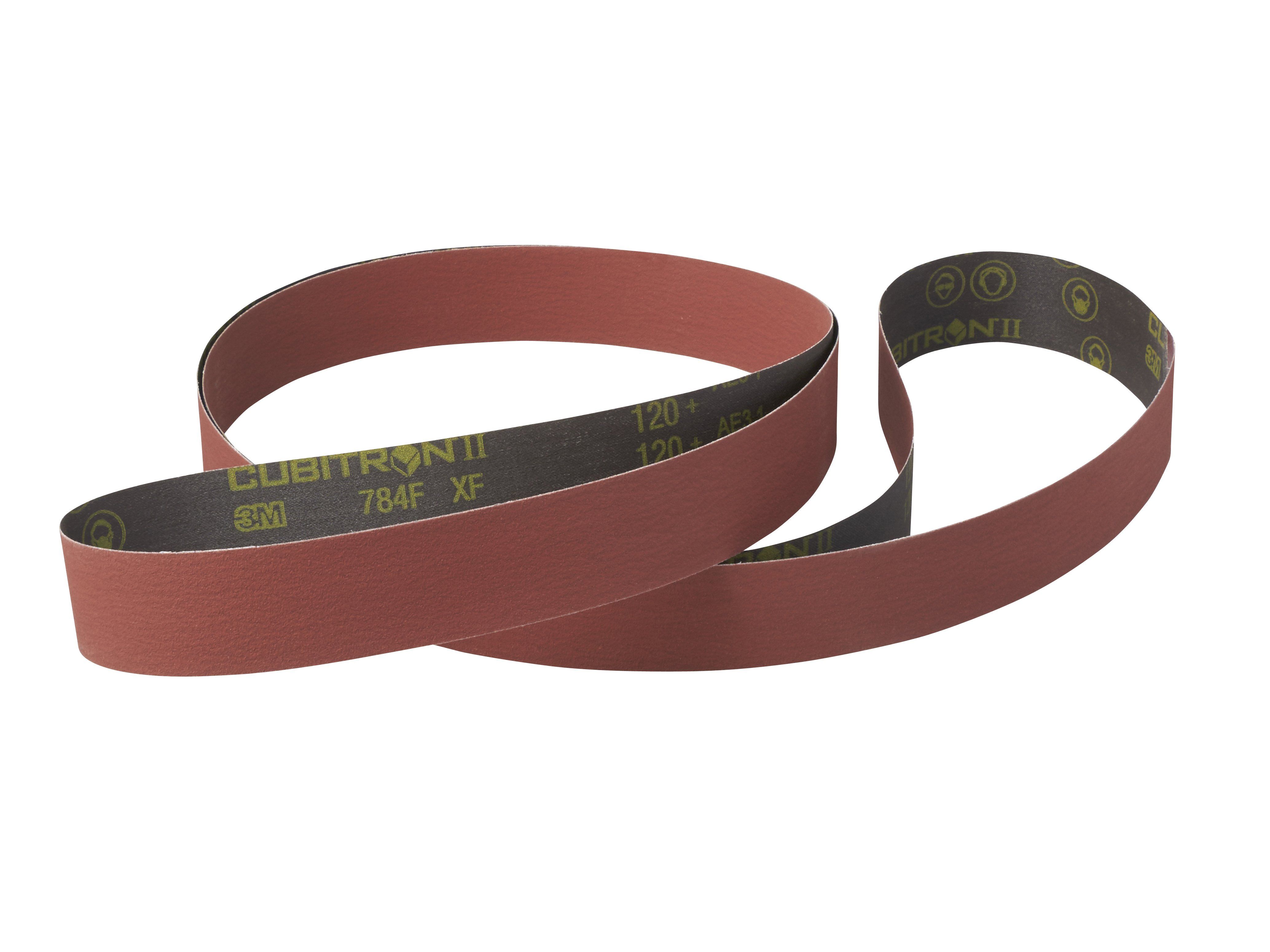 3M™ Cubitron™ ll Cloth Belt 784F, 80+ YF-weight, 12 in x 144 in, Film-lok, Single-flex