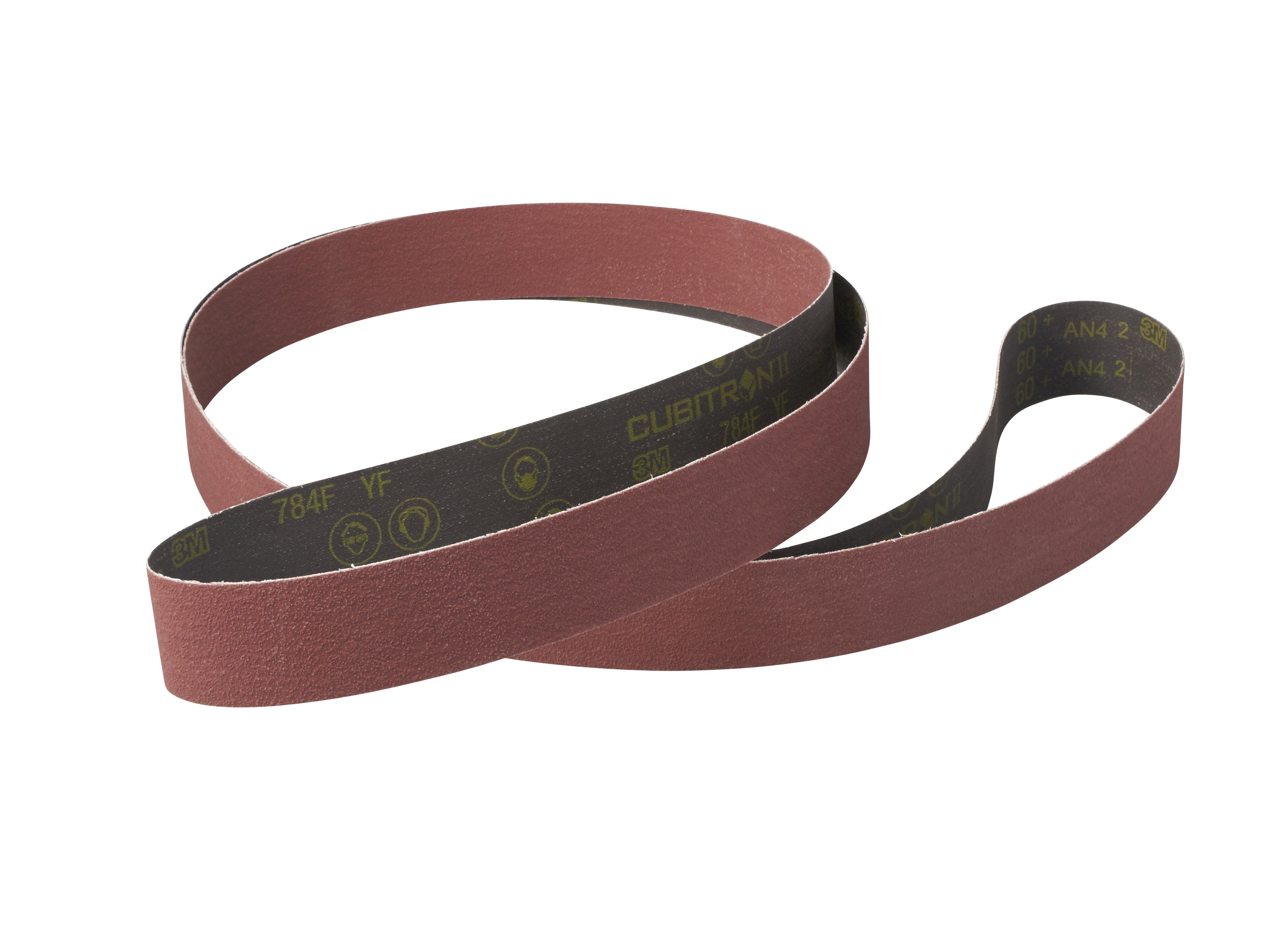 3M™ Cubitron™ ll Cloth Belt 784F, 120+ XF-weight, 52 in x 75 in, Film-lok, Single-flex