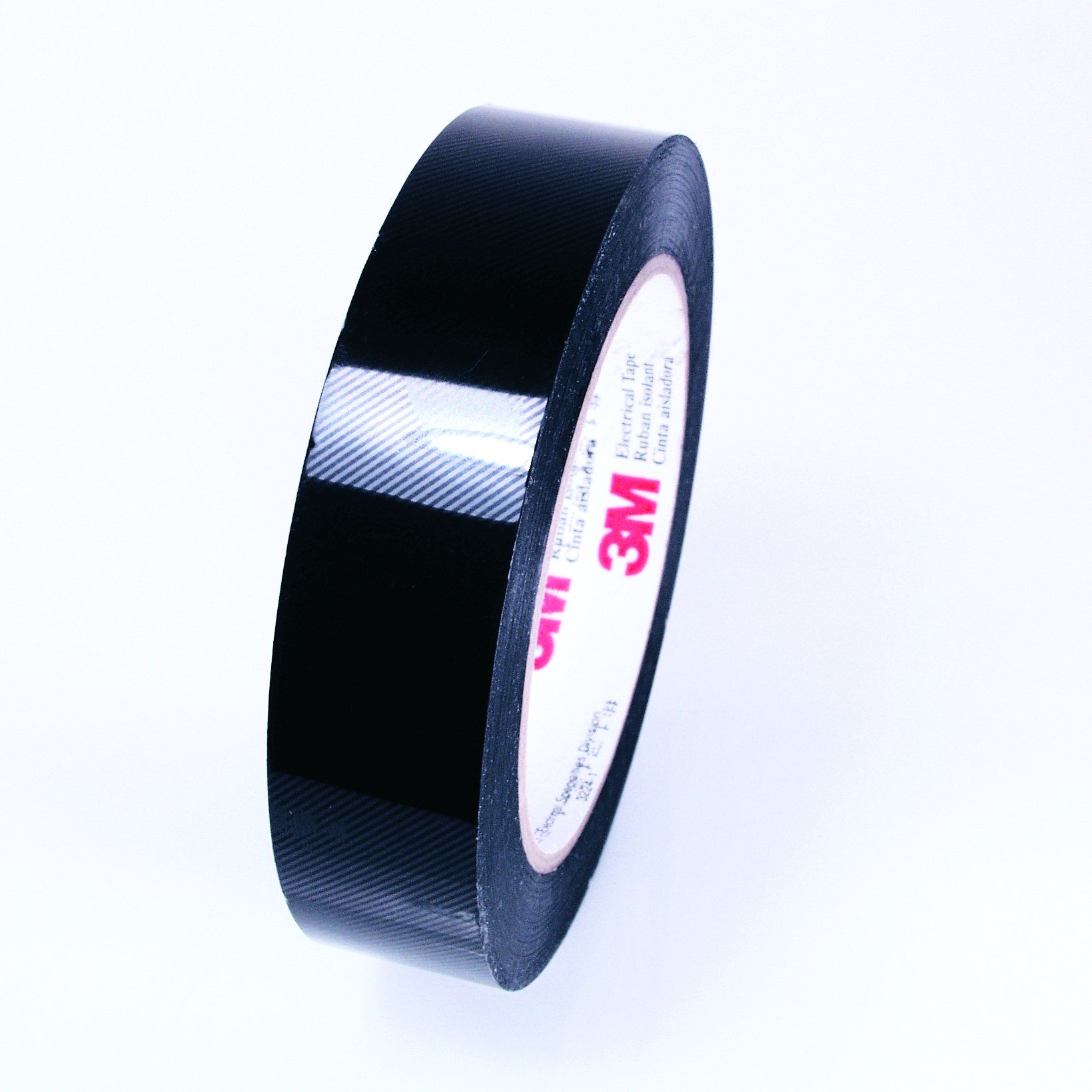 3M™ Polyester Film Electrical Tape 1350F-1, Black, 24 in x 72 yd, 3-in paper core, Log roll, 1 Roll/Case