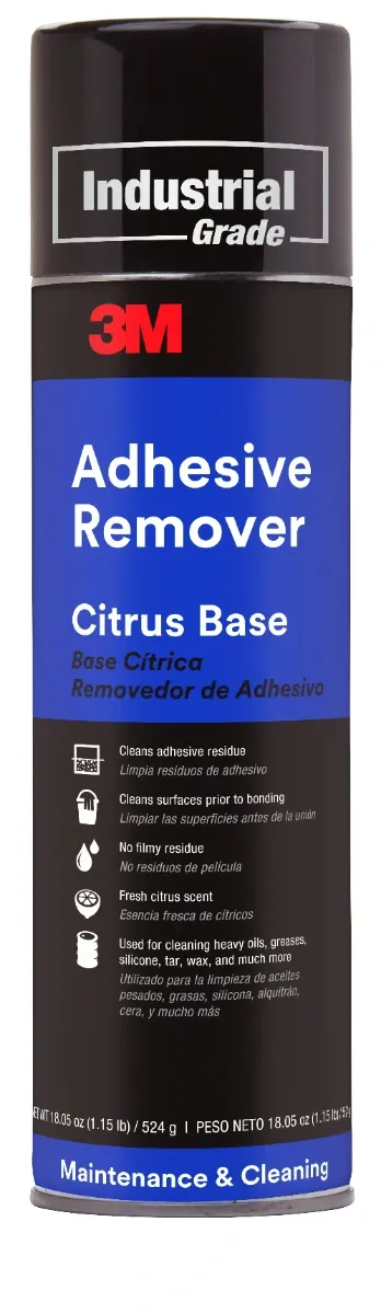3M Adhesive Remover Citrus Base 6041, 24 fl oz Can (Net Wt 18.5 oz), 6/Case, NOT FOR SALE IN CA AND OTHER STATES