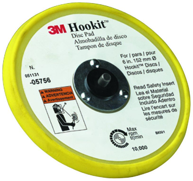 3M™ Hookit™ Low Profile Abrasive Disc Back-up Pad 05756, 6 Inch, 10/Case