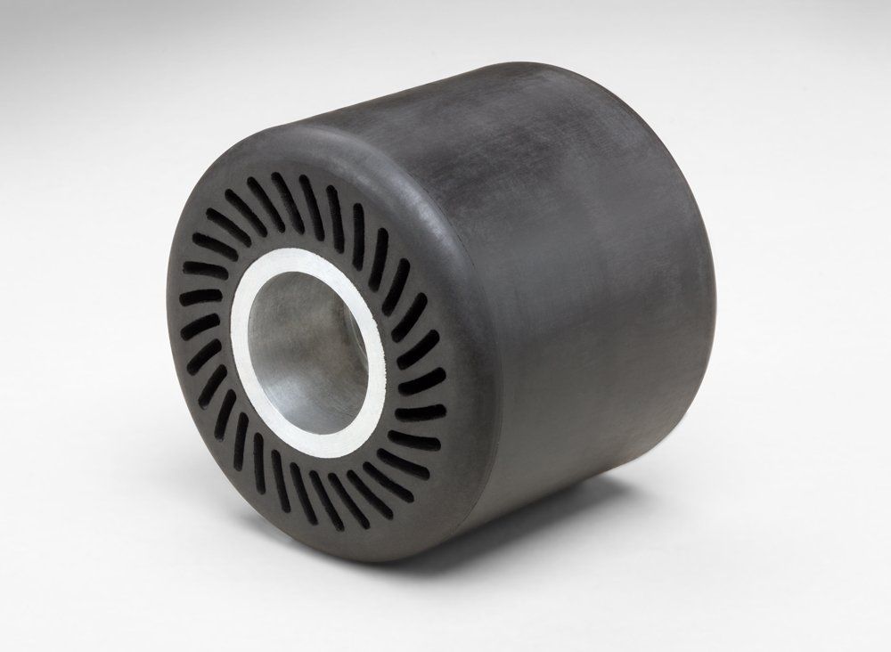 3M™ Rubber Slotted Expander Wheel 28349, 3-2/5 in x 3 in 5/8 in Arbor Hole, 1 ea/Case