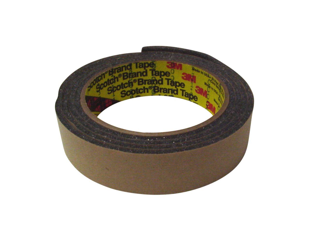 3M™ Urethane Foam Tape 4314, Charcoal, Gray, 3/4 in x 18 yd, 250 mil, 12 Roll/Case