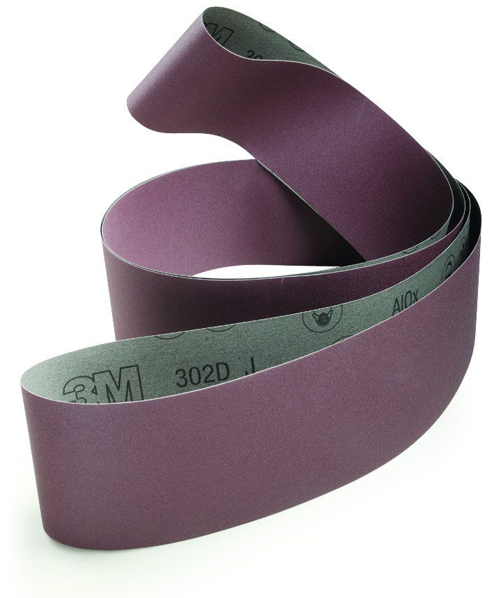 3M™ Cloth Belt 302D, P280 J-weight, 3 in x 132 in, Film-lok, Full-flex, 25/Pac, 50 ea/Case