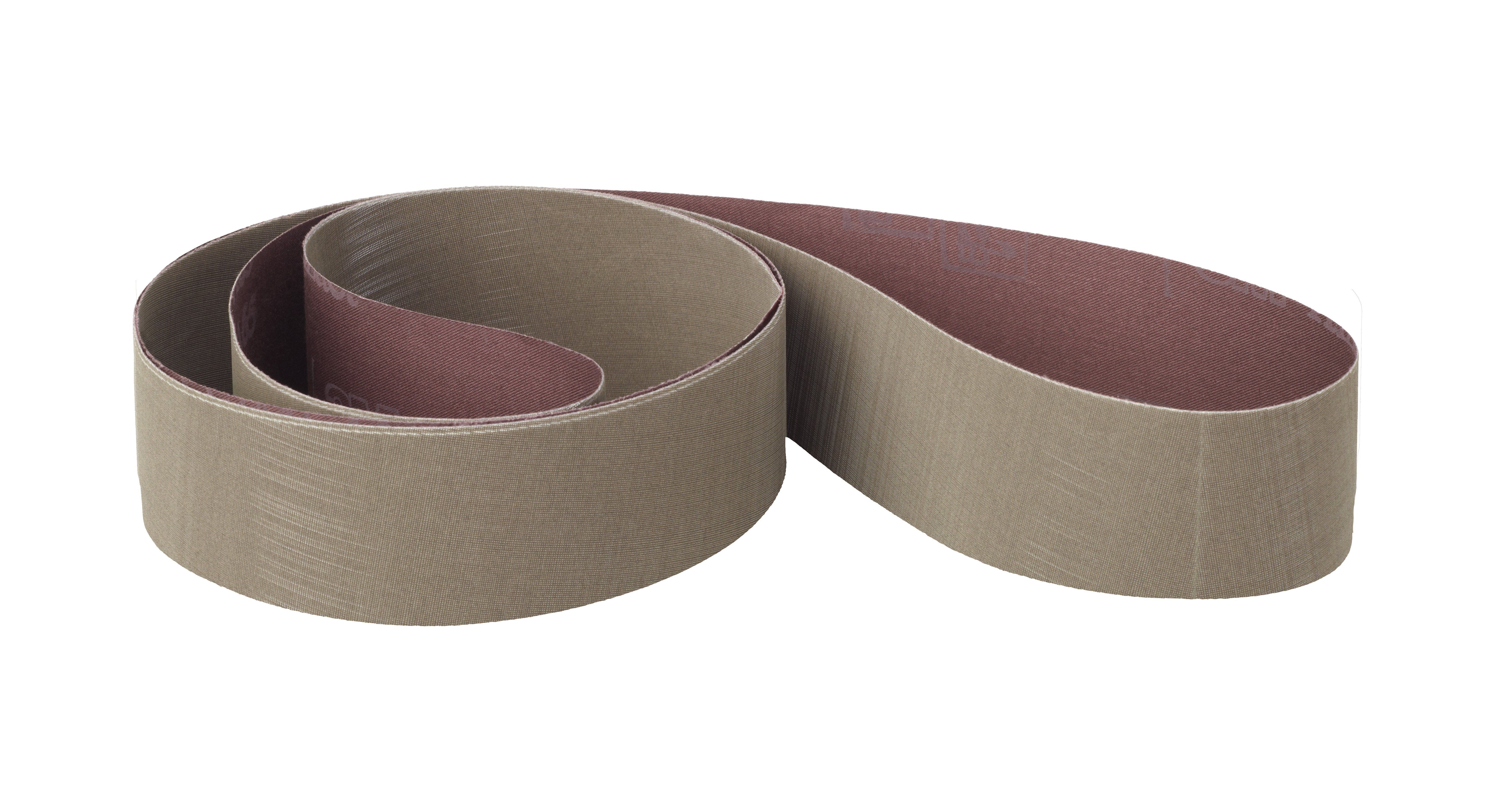 3M™ Trizact™ Cloth Belt 307EA, A100 JE-weight, 2 in x 132 in, Film-lok, Full-flex, 50 ea/Case